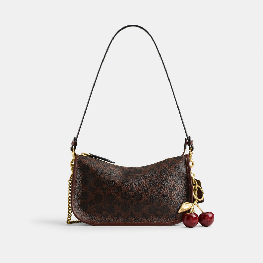 Coach Waverly Bag In Signature Canvas - Brass/Maple (7)