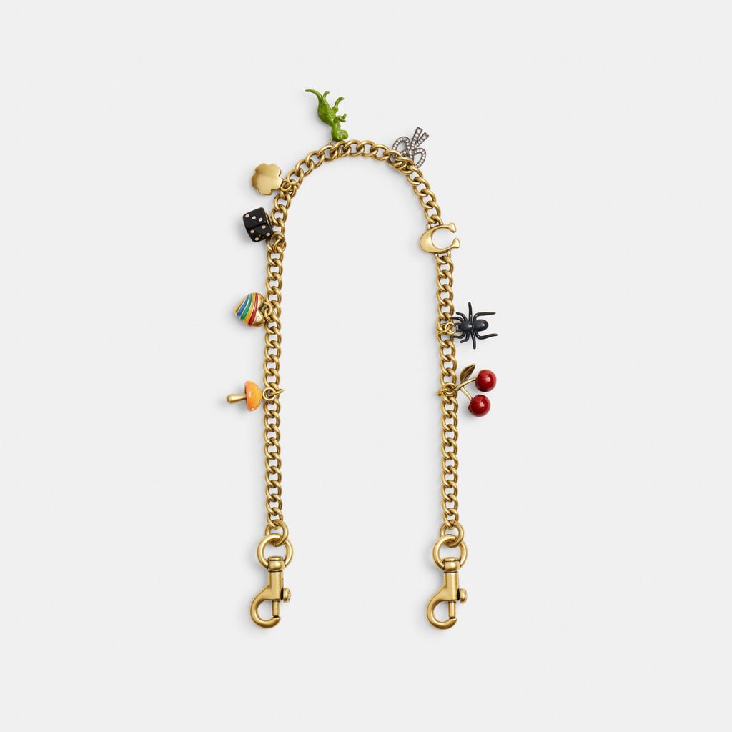 Coach Chain Strap With Charms - Brass/Multi (Women's)