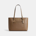 Coach Station Tote Bag - Gold/Dark Stone (Women's)
