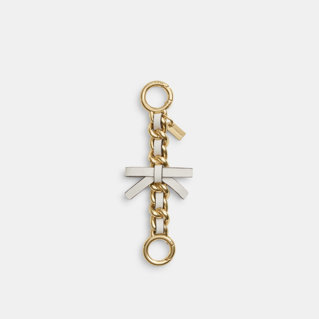 Coach Bow Strap Extender - Gold/Chalk (Women's)