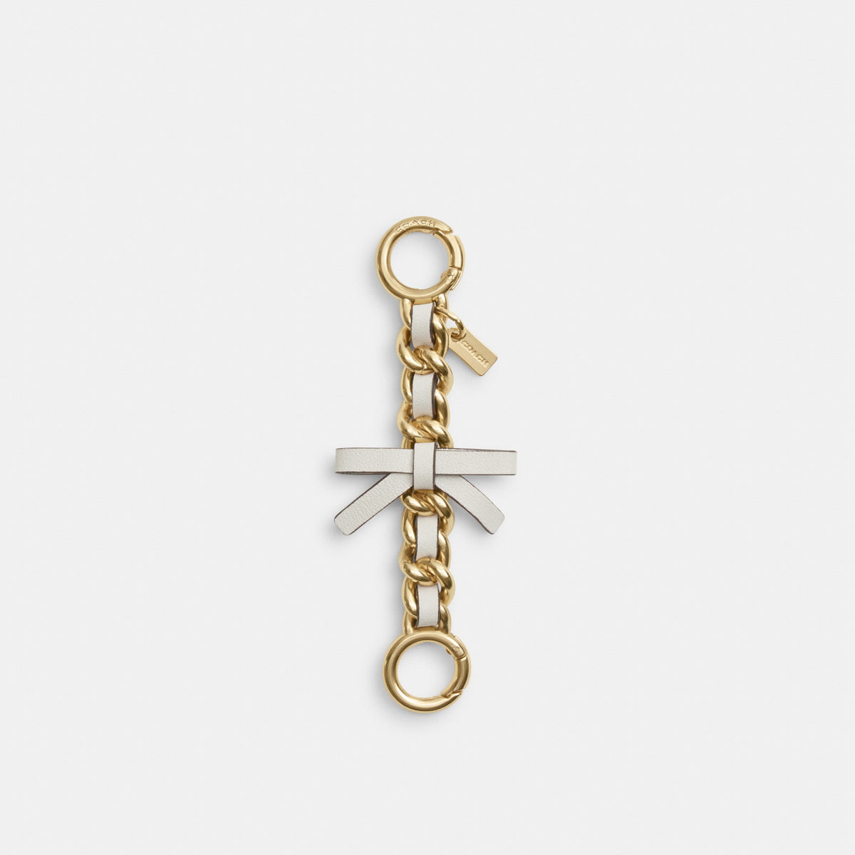Coach Bow Strap Extender - Gold/Chalk (Women's)