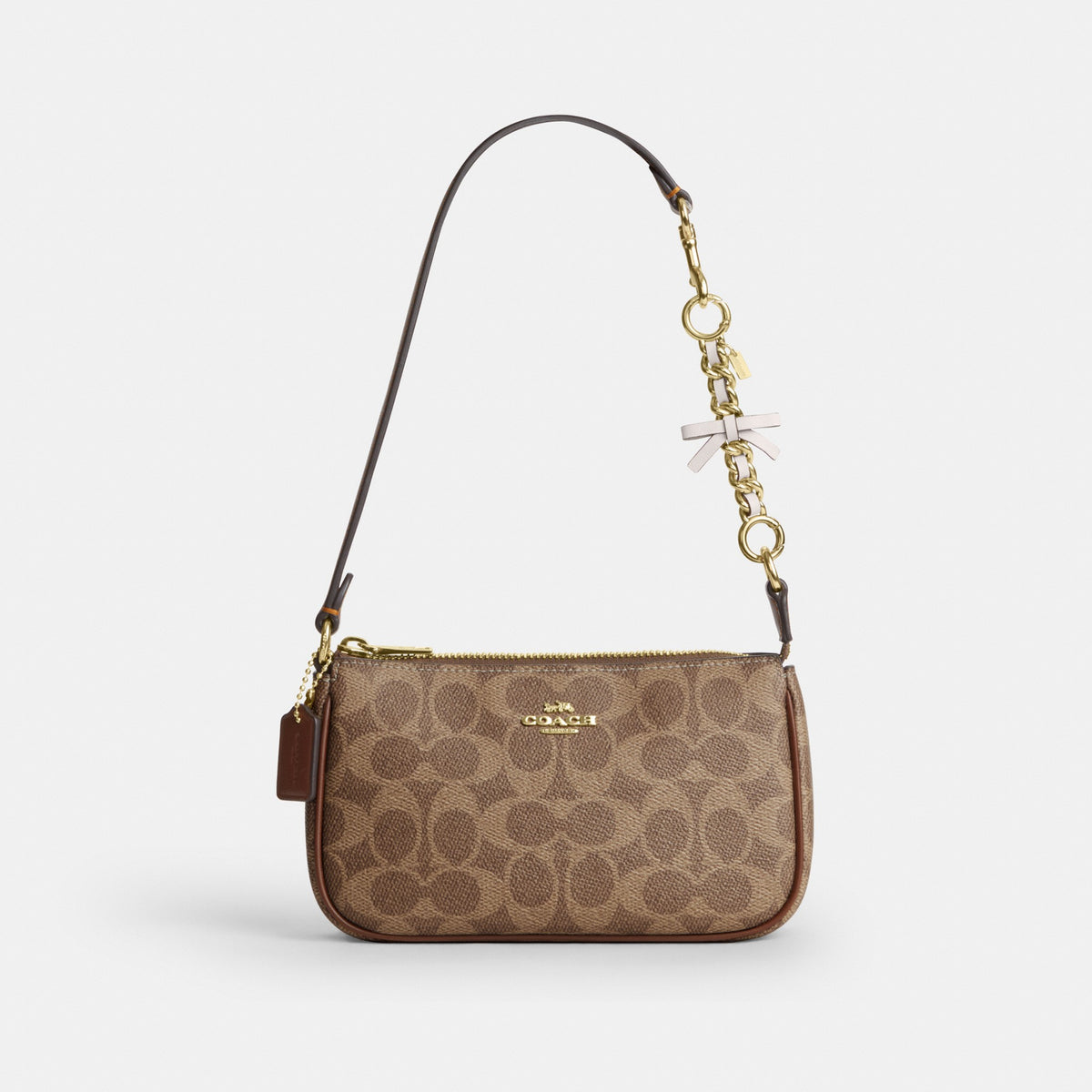 Coach Bow Strap Extender - Gold/Chalk (Women's)