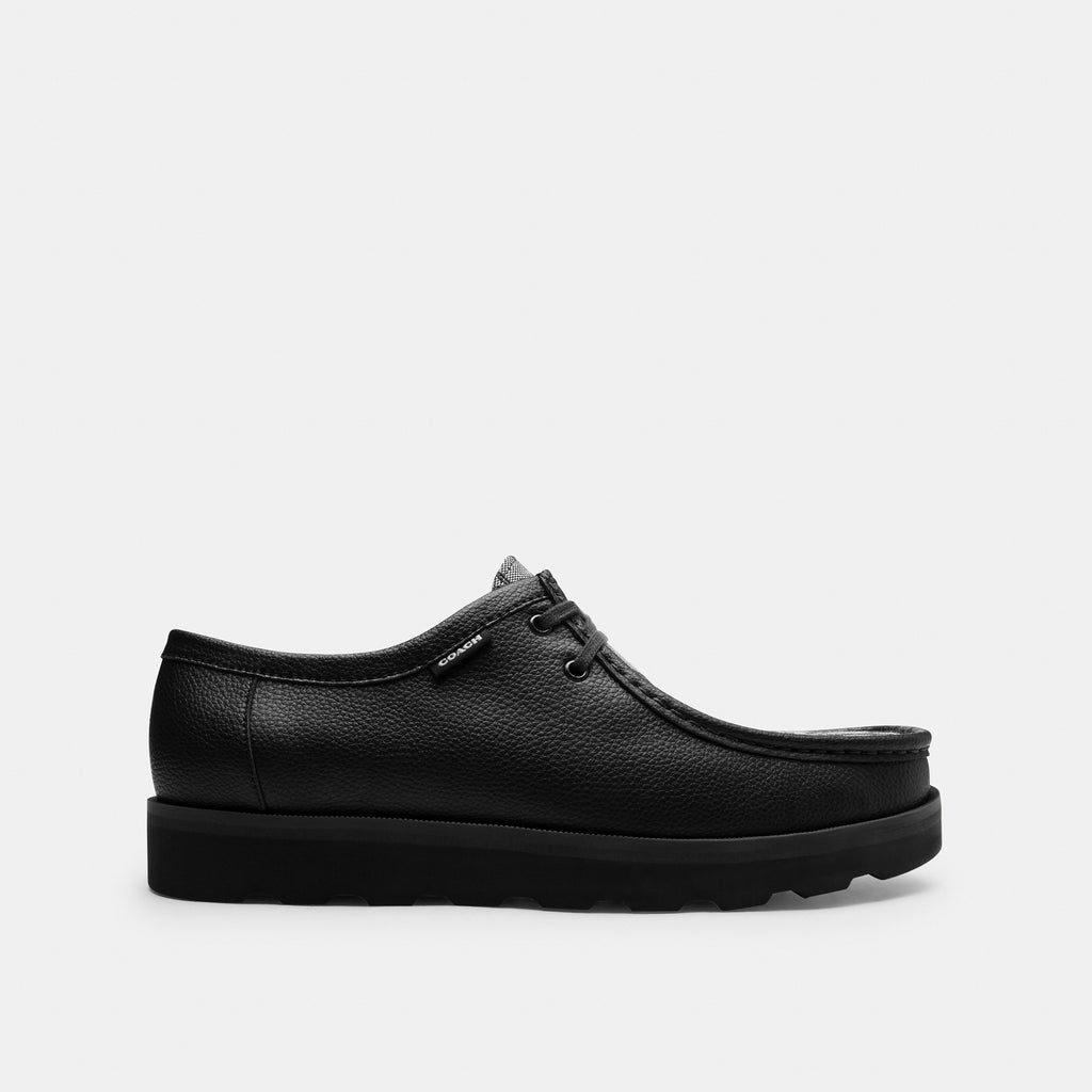 Coach Chukka Shoe With Signature Canvas - Charcoal/Black (2)