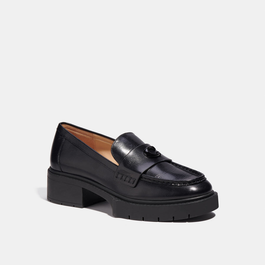 Coach Leah Loafer - Black (Women's)