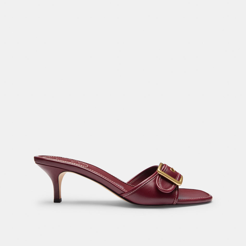 Coach Margot Sandal - Dark Cherry (2)