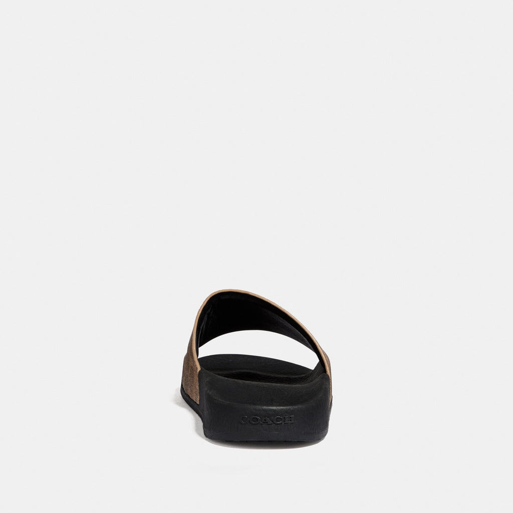 Coach Udele Sport Slide In Signature Canvas - Tan (Women's)