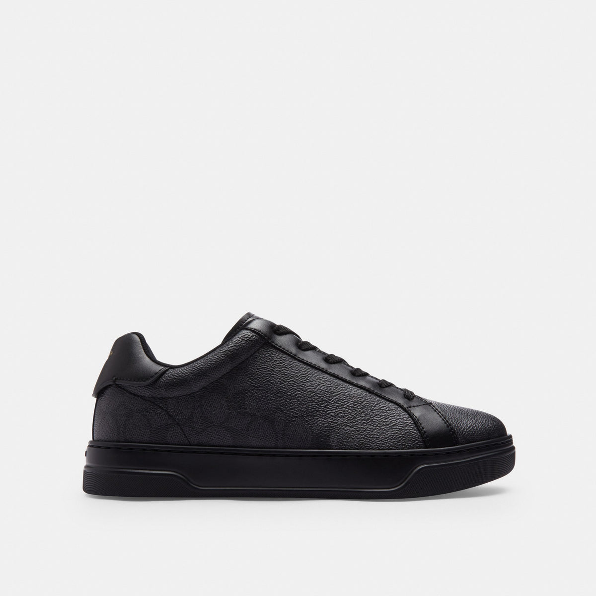 Coach High Line Sneaker In Signature Canvas - Graphite/Black (Men's)