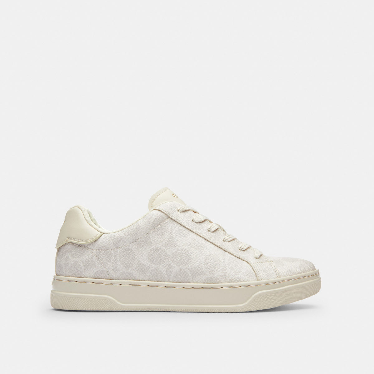 Coach High Line Sneaker In Signature Canvas - Off White (Women's)