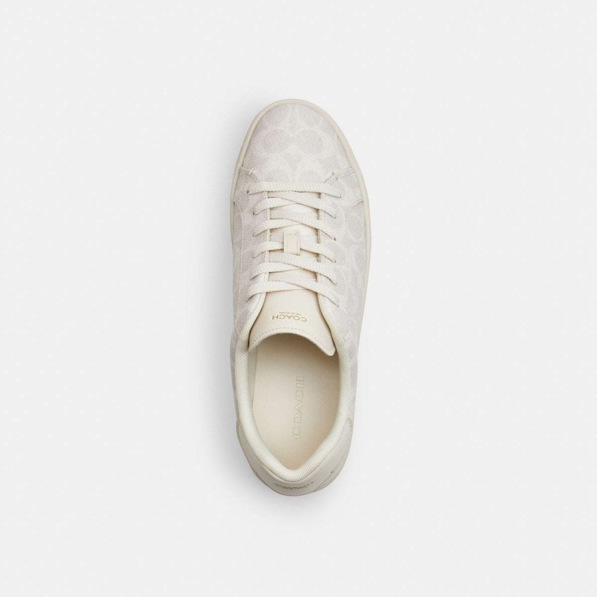Coach High Line Sneaker In Signature Canvas - Off White (Women's)
