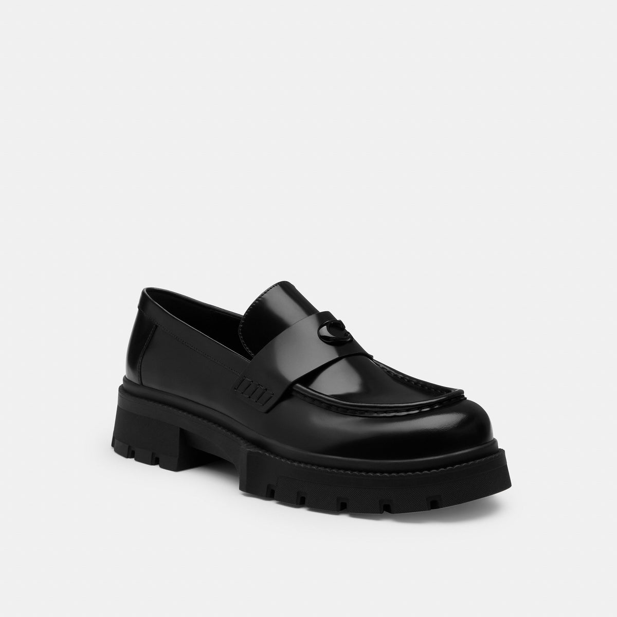 Coach Platform Loafer - Black