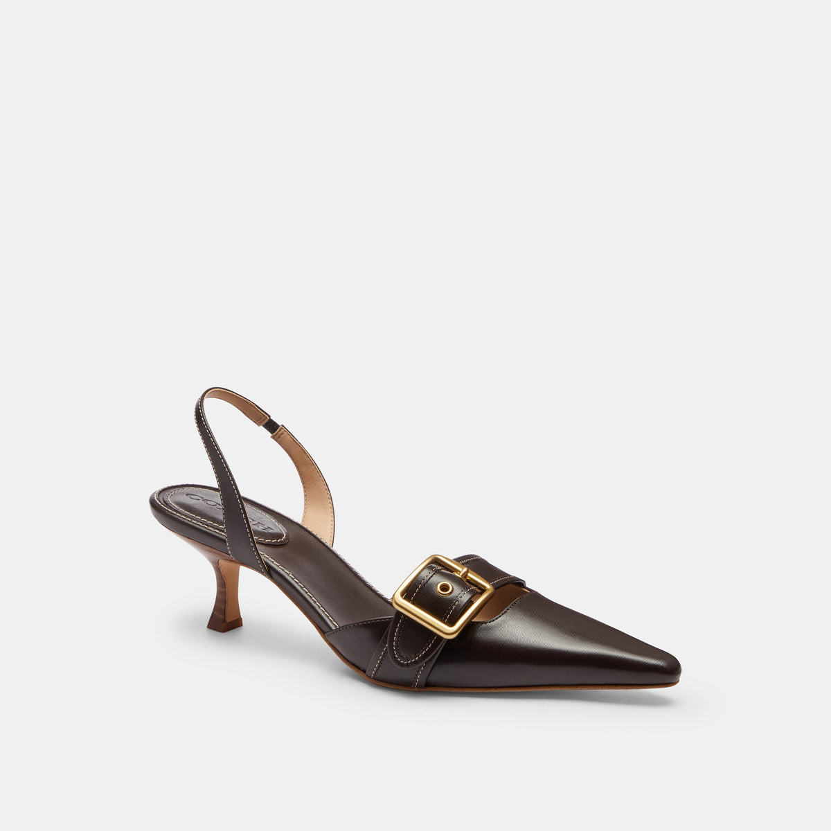 Coach Margot Slingback - Chocolate Brown