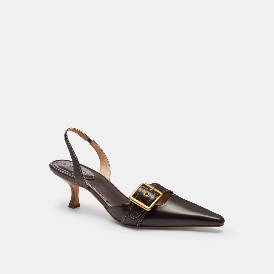 Coach Margot Slingback - Chocolate Brown (Women's)