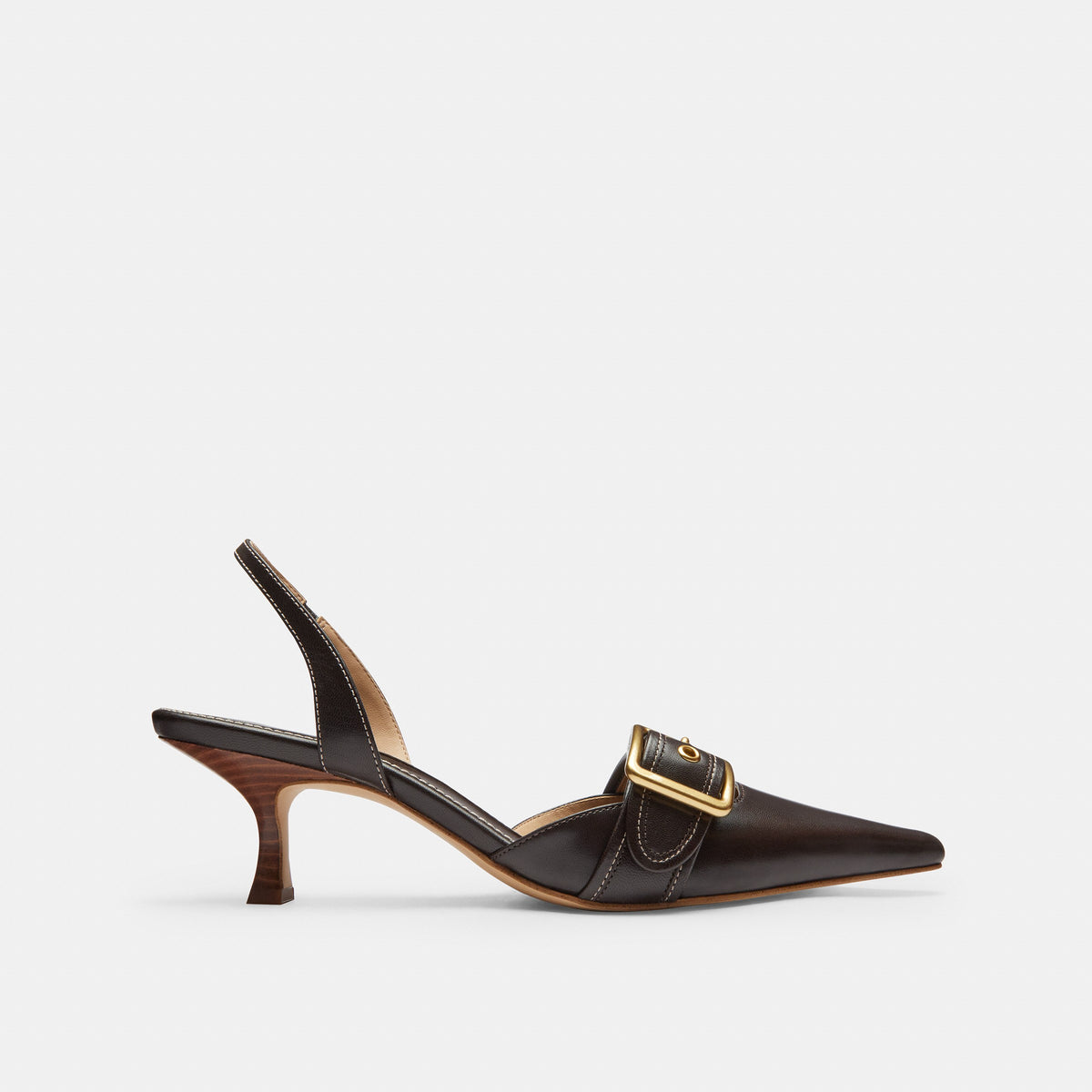 Coach Margot Slingback - Chocolate Brown (2)