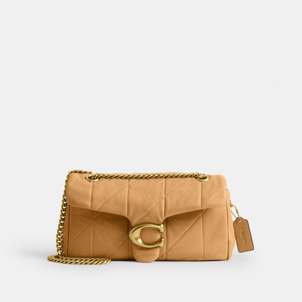 Coach Tabby Shoulder Bag 26 With Quilting - Brass/Biscuit (Women's)