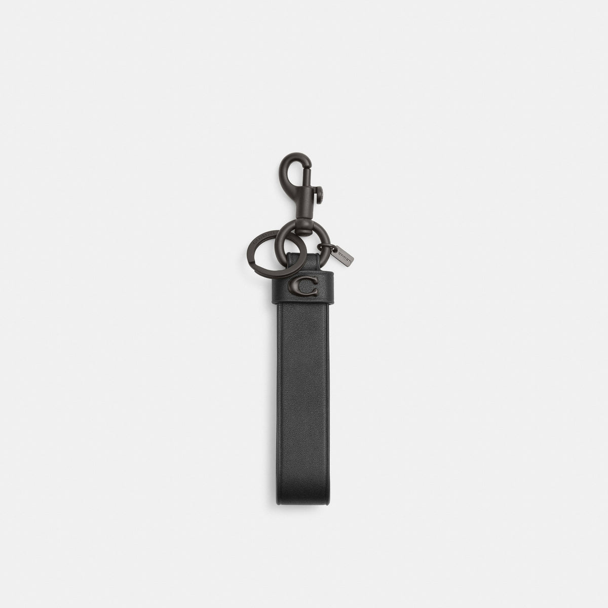 Coach Loop Bag Charm - Black (Women's)