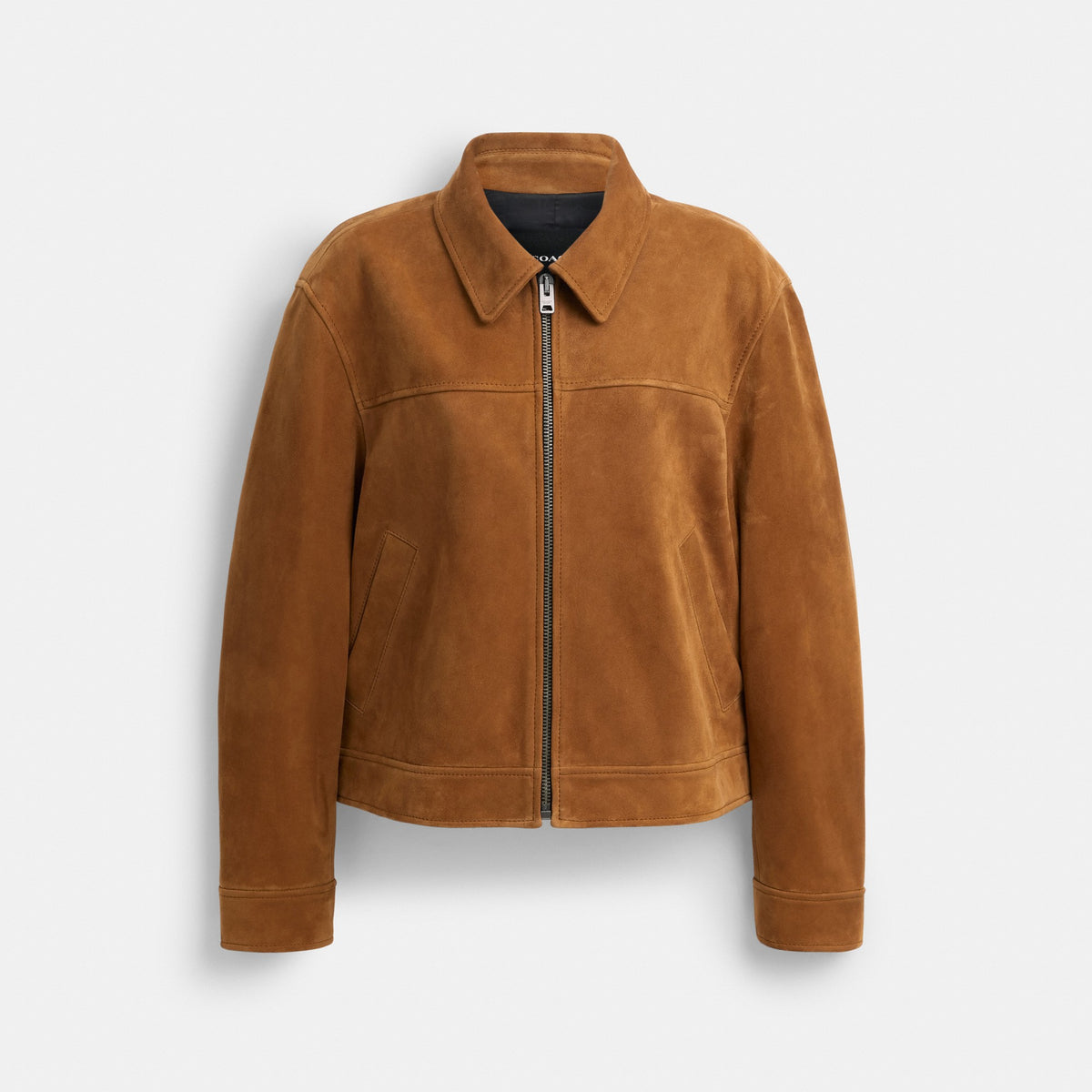 Coach Suede Jacket - Sepia (Women's)