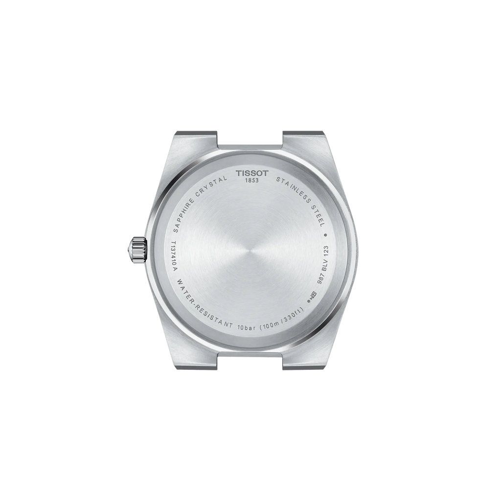 Back view of the watch case Tissot PRX 40mm