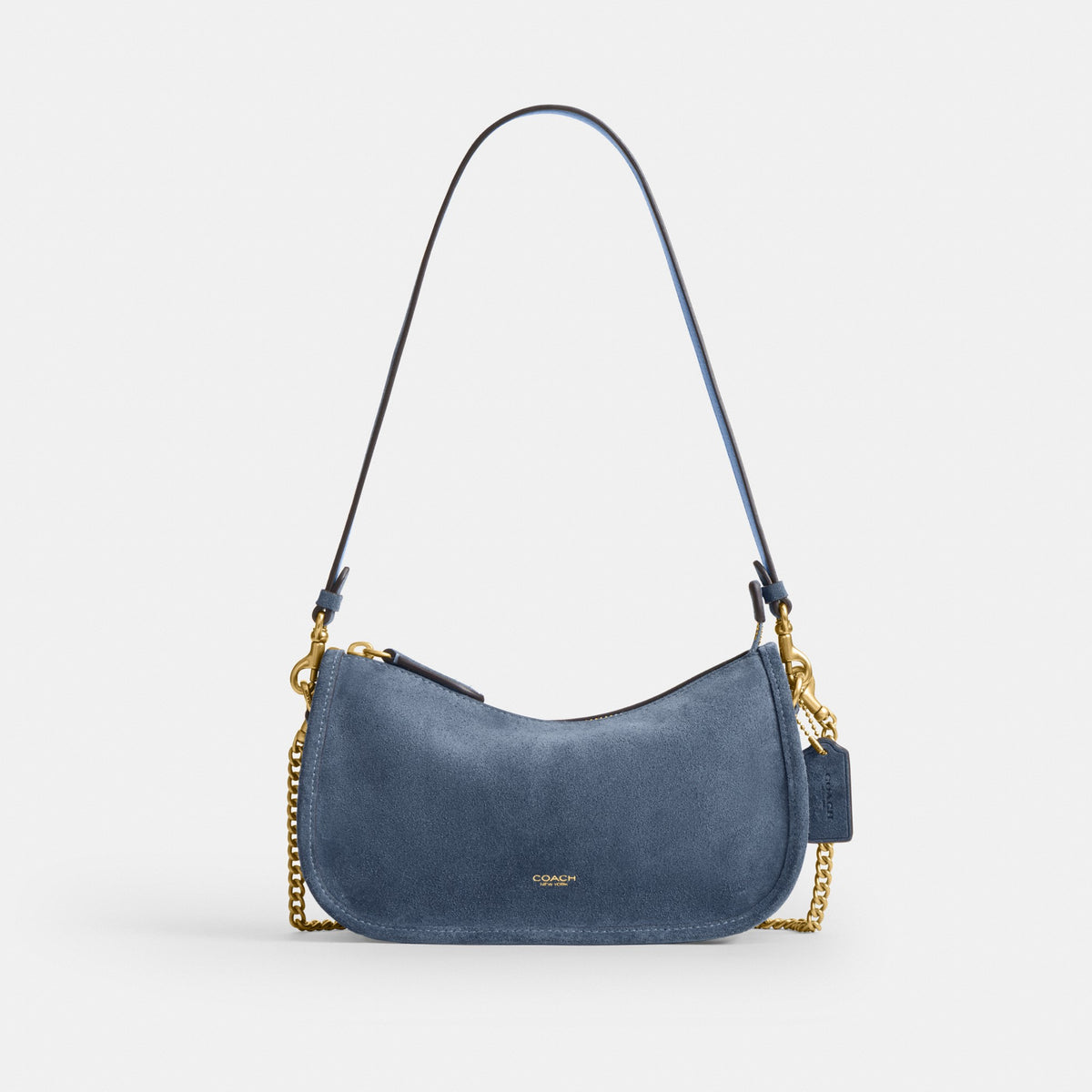 Coach Waverly Bag - Brass/Light Denim (Women's)