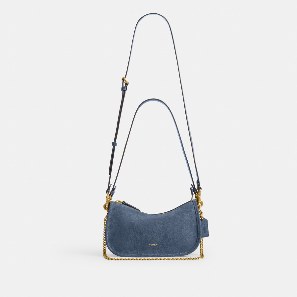 Coach Waverly Bag - Brass/Light Denim (Women's)
