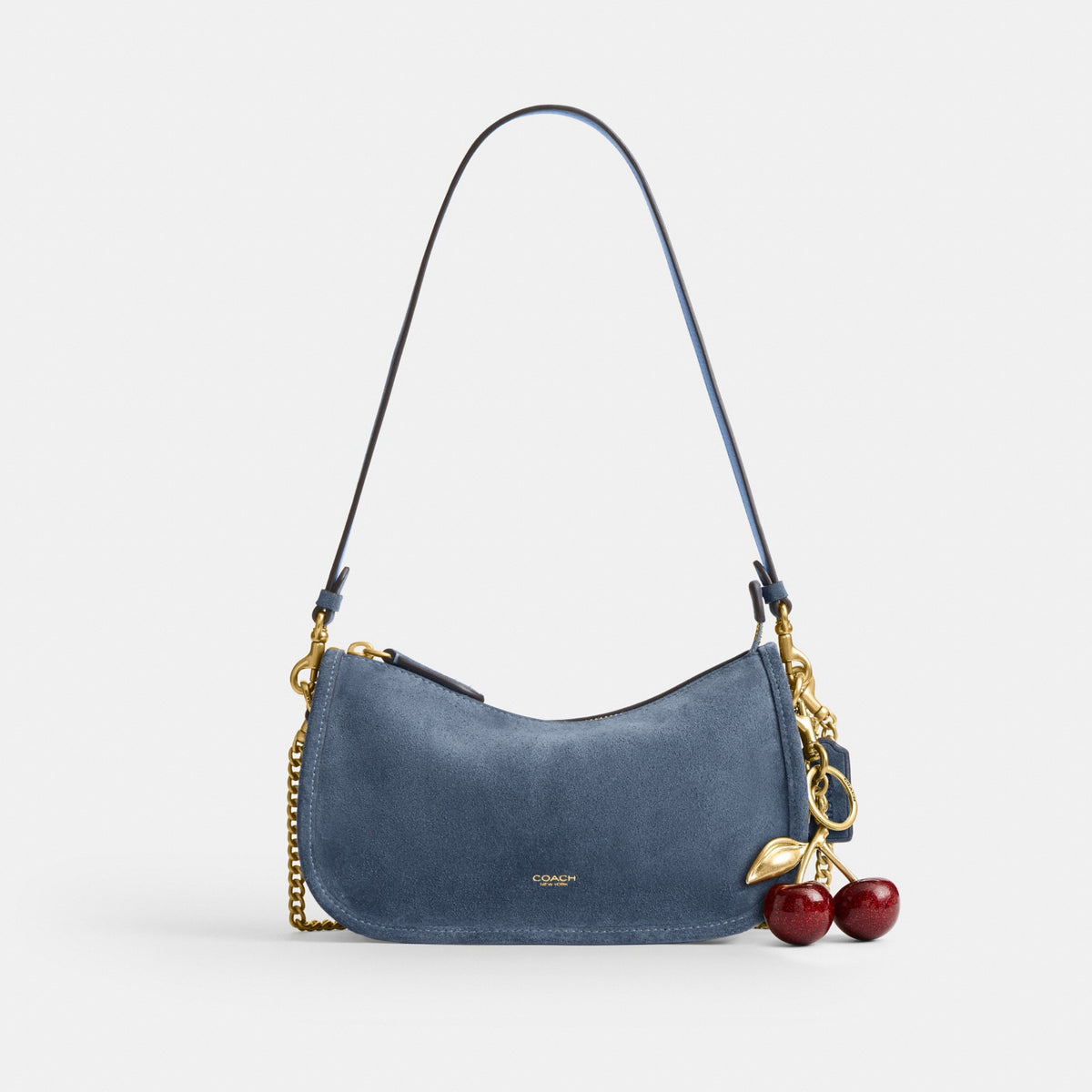 Coach Waverly Bag - Brass/Light Denim (Women's)