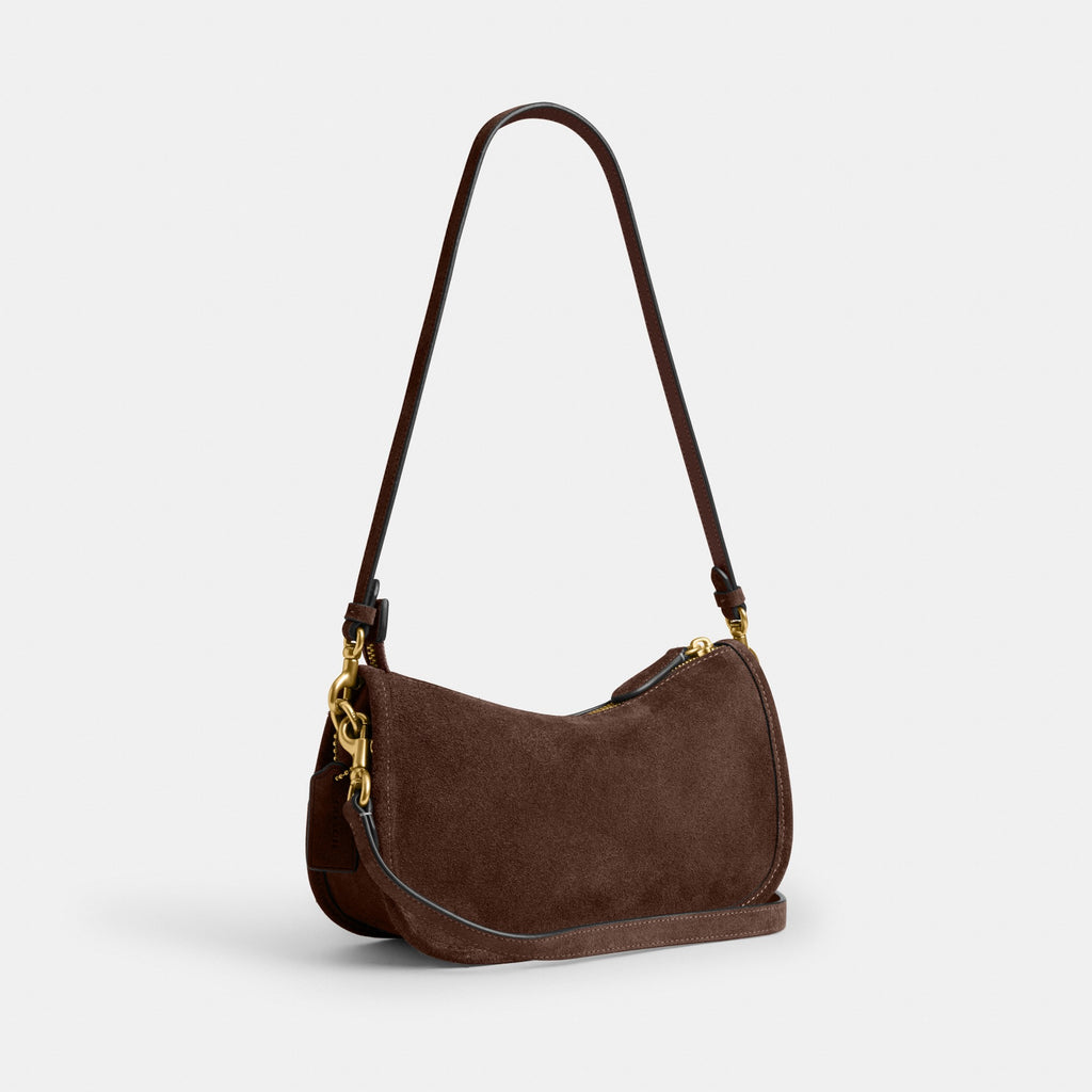 Coach Waverly Bag - Brass/Dark Chocolate (Women's)