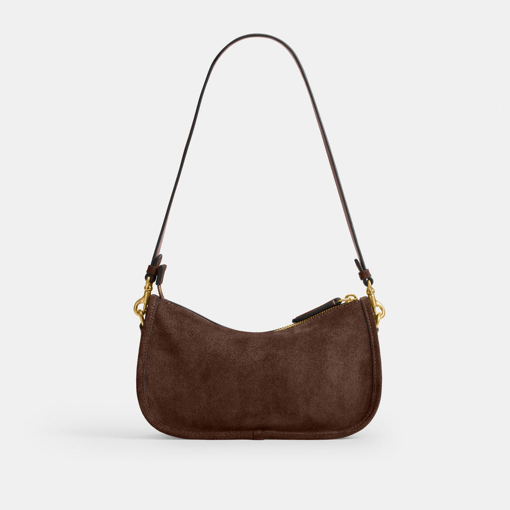 Coach Waverly Bag - Brass/Dark Chocolate (Women's)