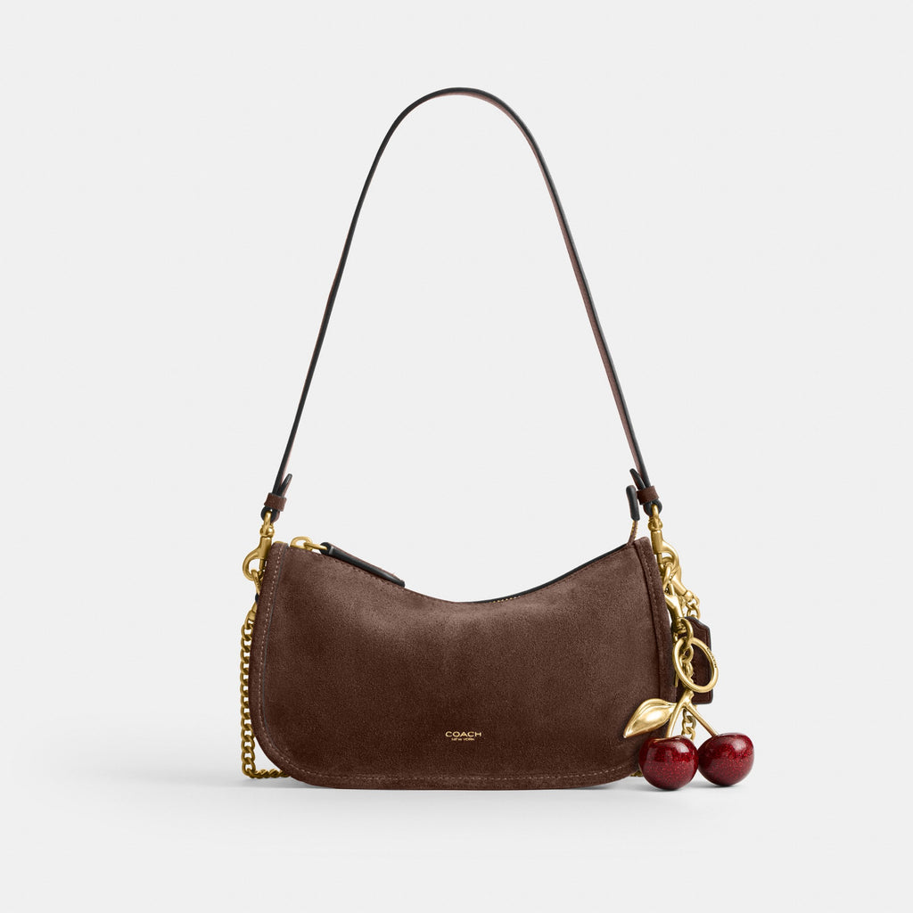 Coach Waverly Bag - Brass/Dark Chocolate (Women's)