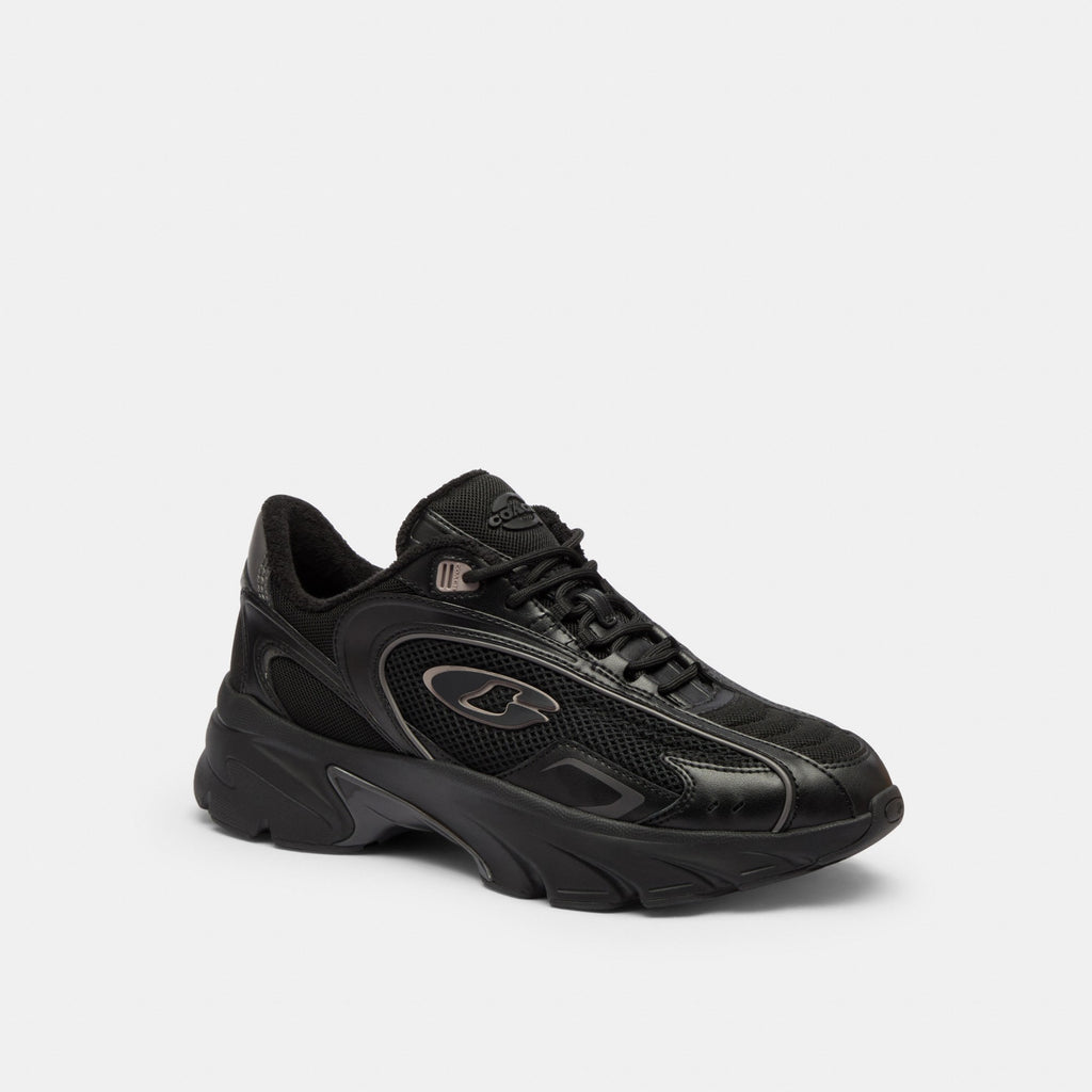 Coach Bolt Runner Sneaker - Black/Chalk (Men's)