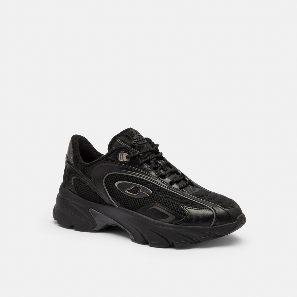 Coach Bolt Runner Sneaker - Black/Chalk (Men's)