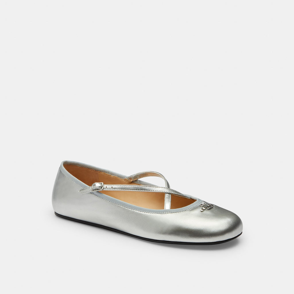 Coach Phoebe Ballet Flat - Silver