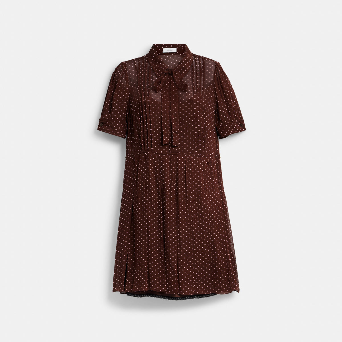 Coach Printed Shirt Dress - Brown/Multi