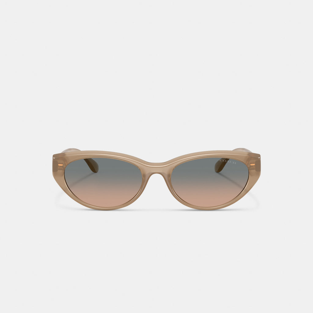 Coach C Hardware Oval Cat Eye Sunglasses - Toasted Sesame (2)
