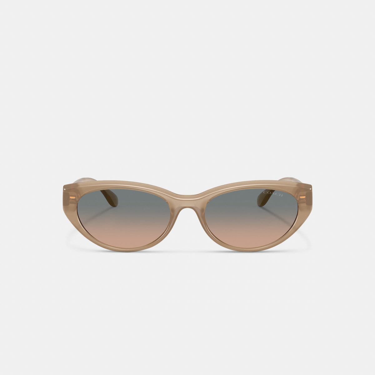 Coach C Hardware Oval Cat Eye Sunglasses - Toasted Sesame (2)
