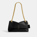 Coach Chelsea Shoulder Bag 30 With Chain - Brass/Black