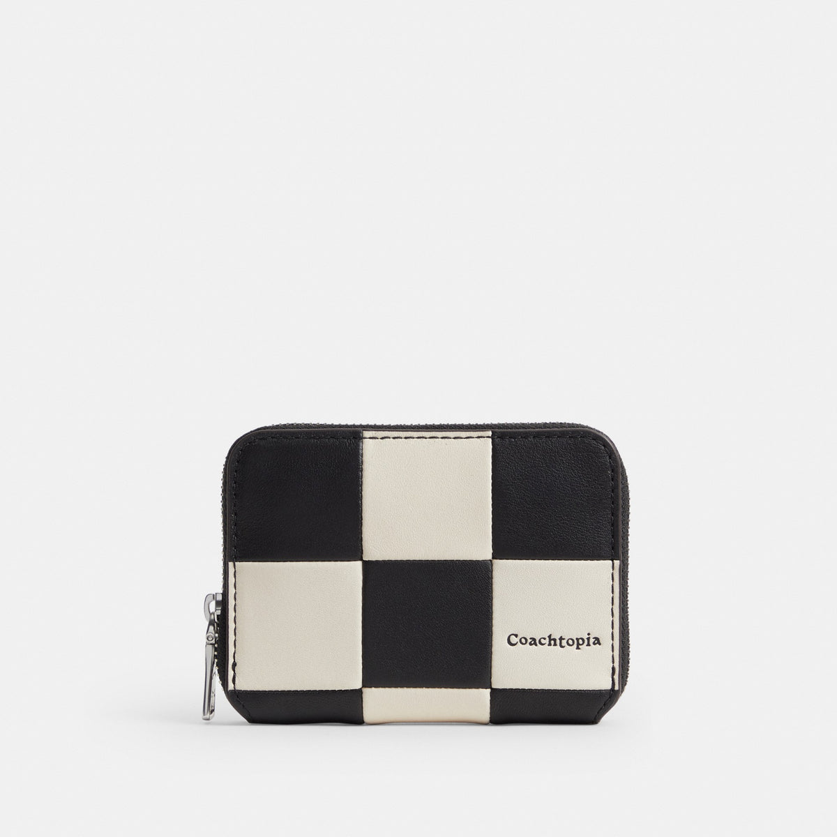 Coach Alter/Ego Zip Around Wallet - Black/Chalk (Women's)