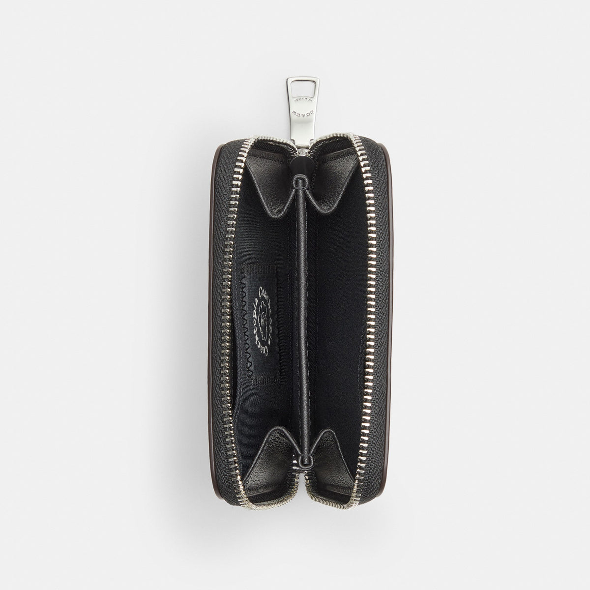 Coach Alter/Ego Zip Around Wallet - Black/Chalk (Women's)
