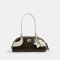 Coach Bowling Shoulder Bag - Black & White (Women's)