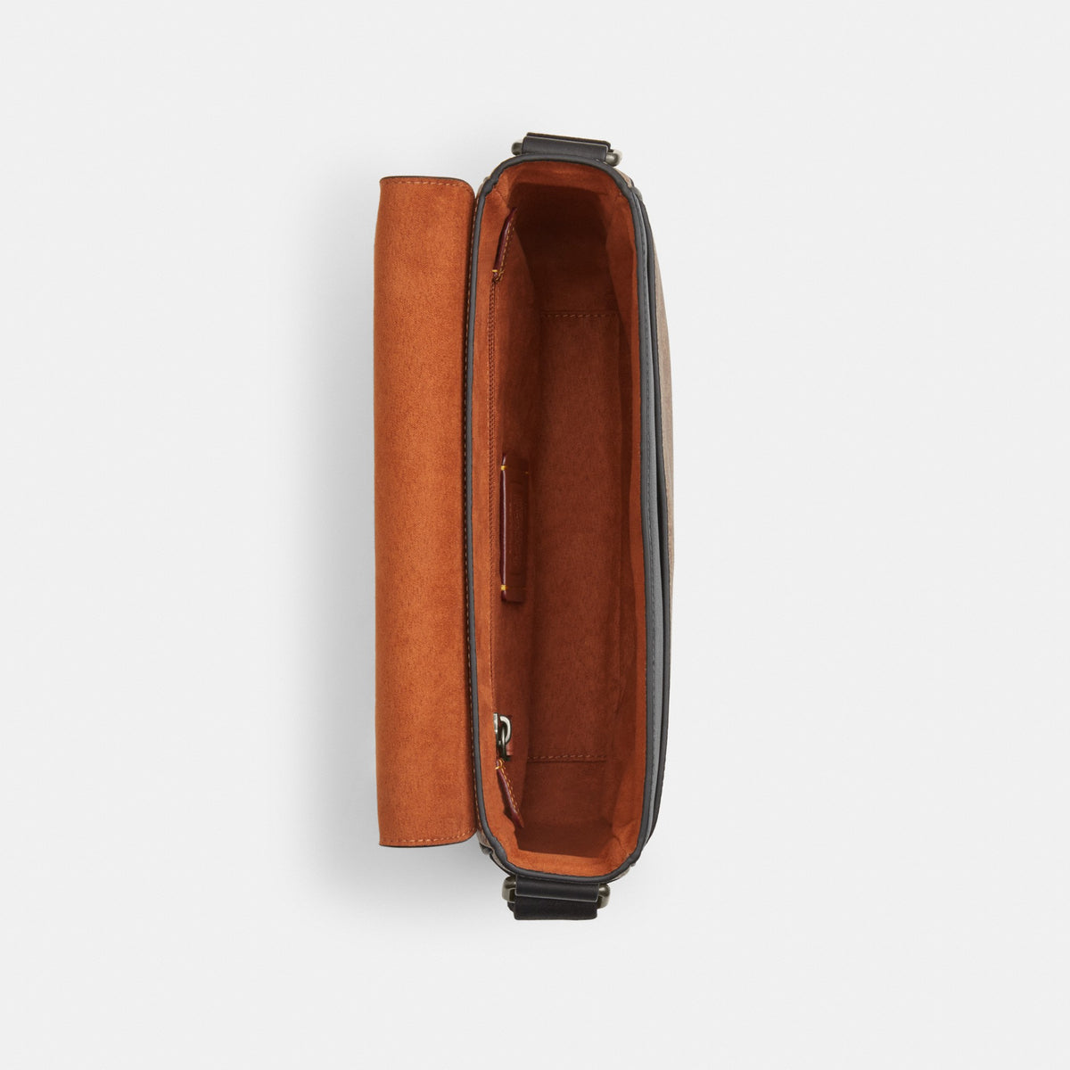 Coach Jack Messenger Bag In Signature Canvas - Gunmetal/Tan/Black