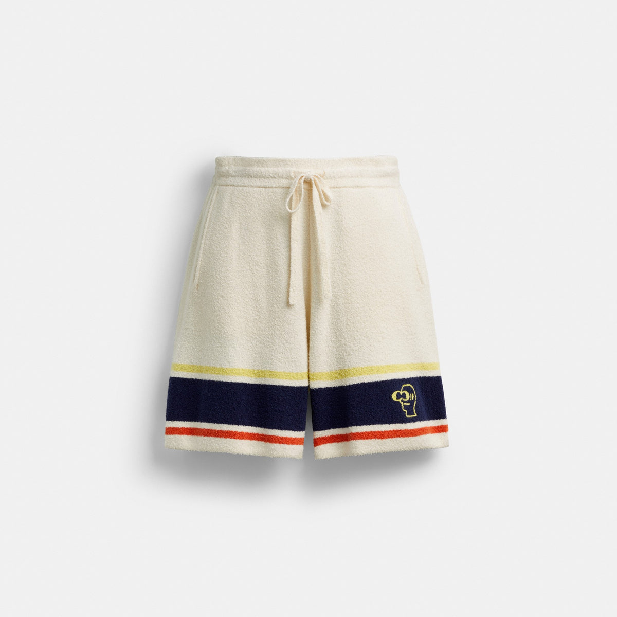 Coach Coach | Brain Dead Striped Knit Shorts - Cream Multi (Women's)