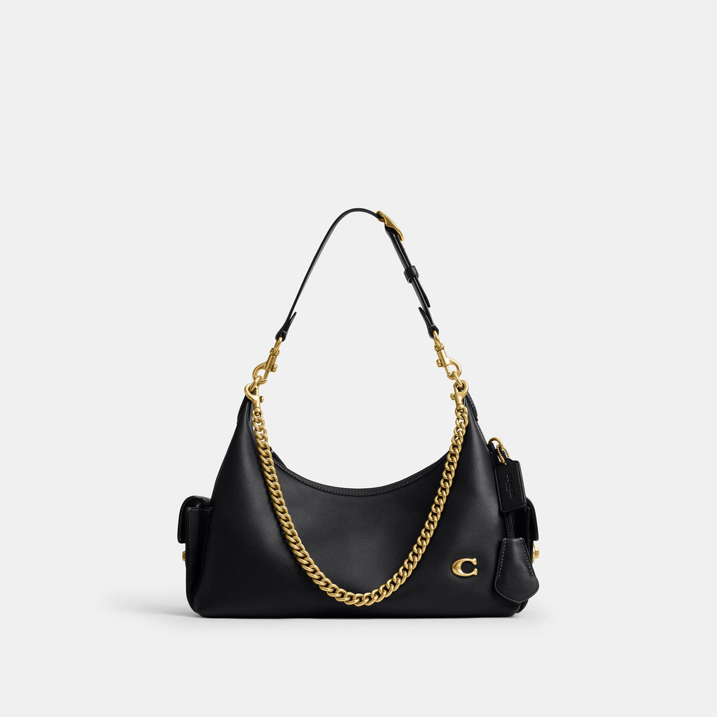 Coach Pocket Juliet Bag 30 - Brass/Black