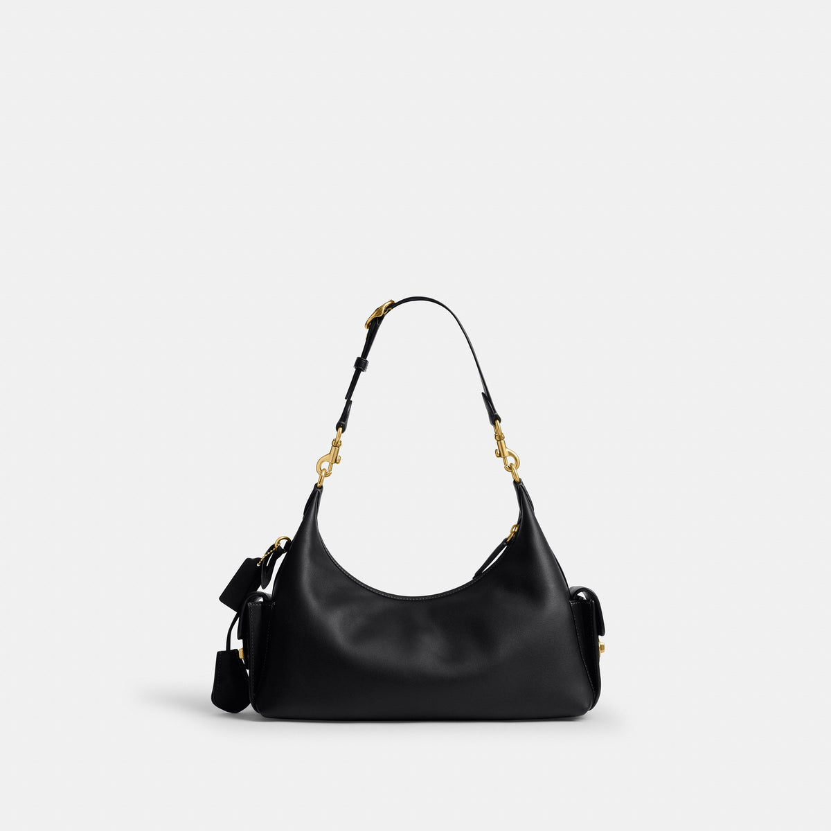 Coach Pocket Juliet Bag 30 - Brass/Black (6)