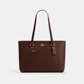 Coach Station Tote Bag - Gold/Maple (Women's)