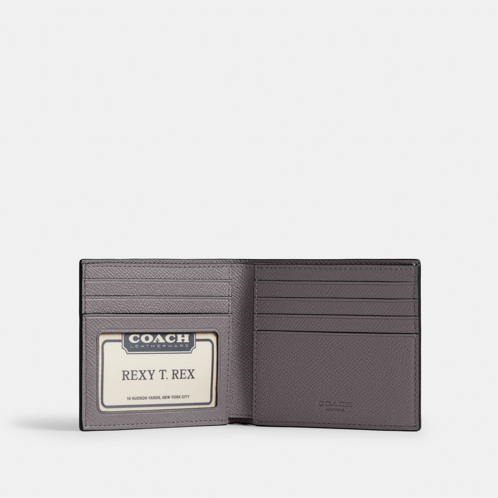 Coach ID Billfold Wallet - Graphite Gray (Men's)