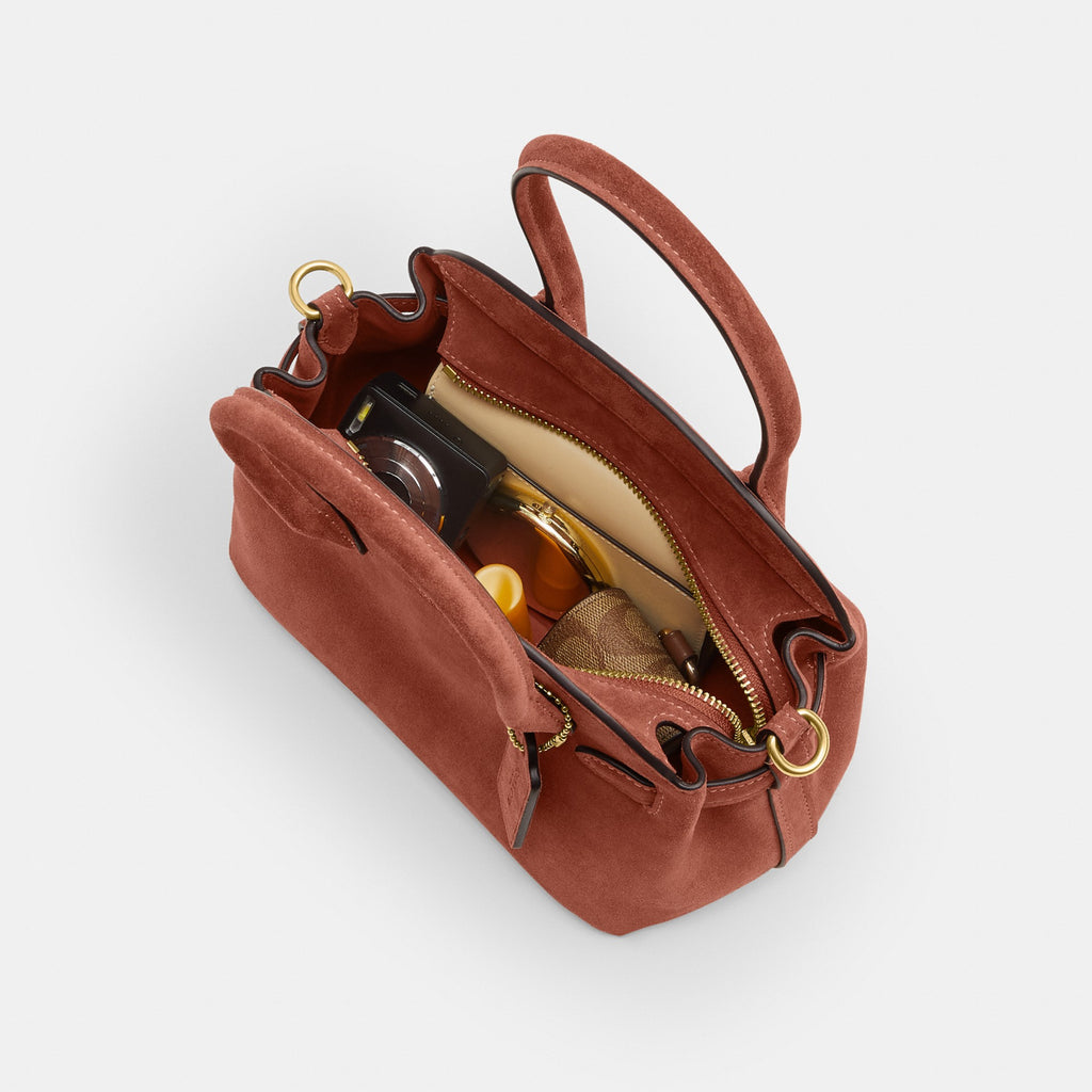 Coach Soft Empire Carryall Bag 21 - Brass/CLAY (Women's)
