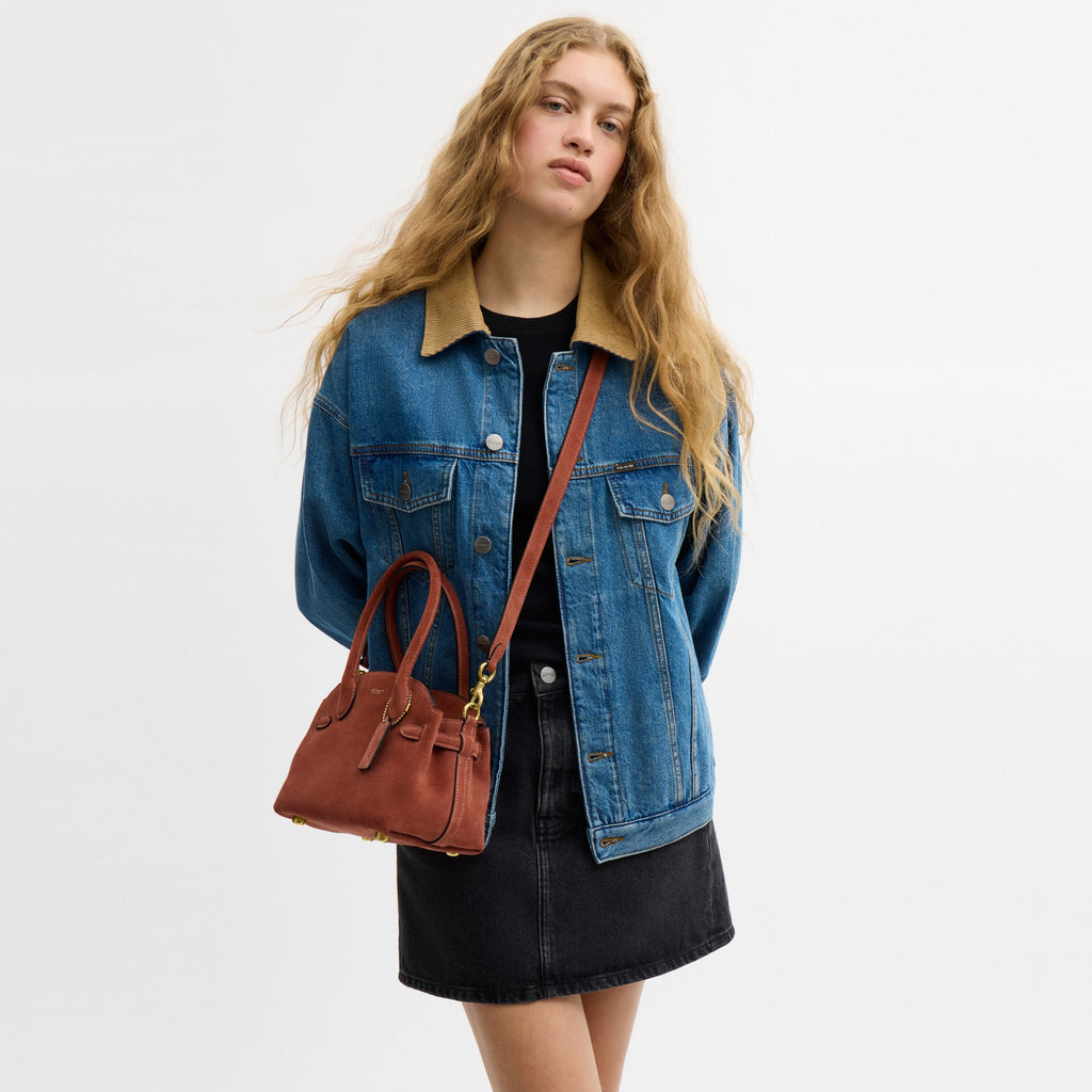 Coach Soft Empire Carryall Bag 21 - Brass/CLAY (Women's)