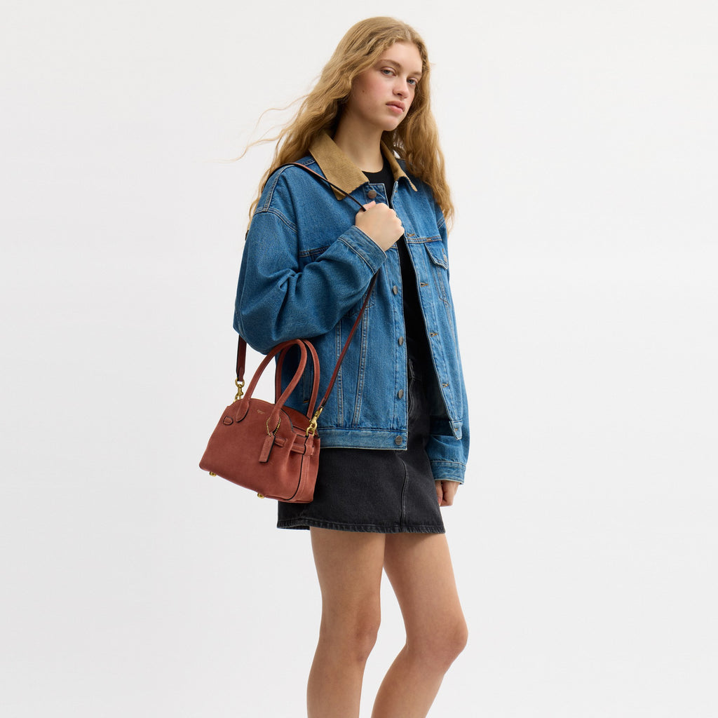 Coach Soft Empire Carryall Bag 21 - Brass/CLAY (Women's)
