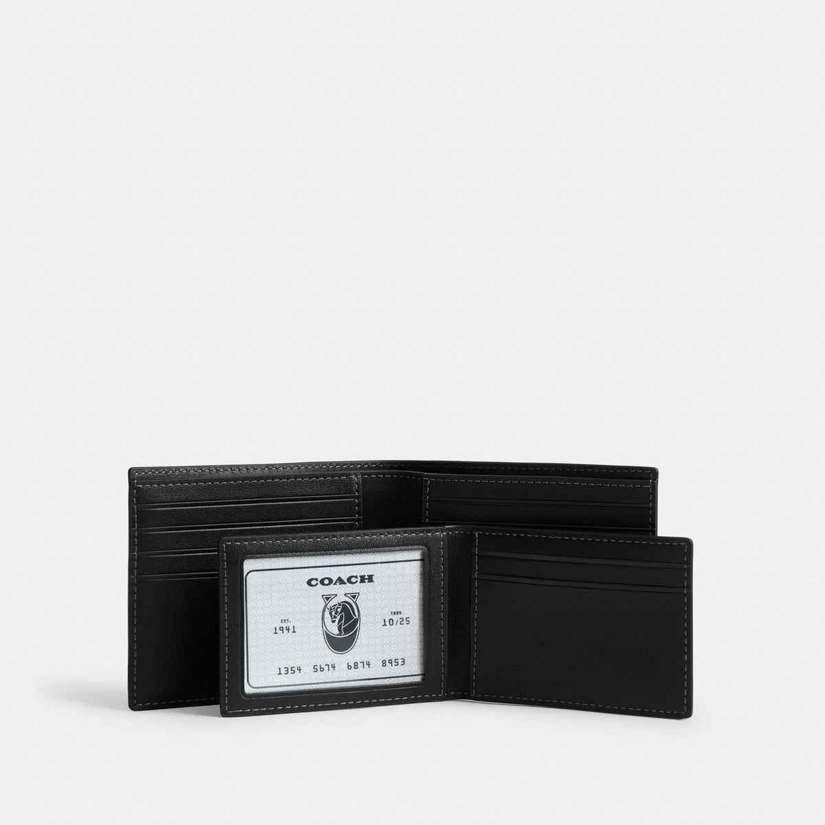 Coach 3-In-1 Wallet With Ellie Graphic - Black
