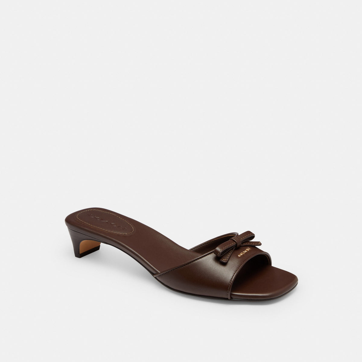 Coach Bow Kitten Heel Sandal - Maple (Women's)