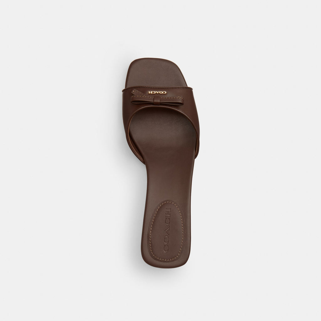 Coach Bow Kitten Heel Sandal - Maple (Women's)