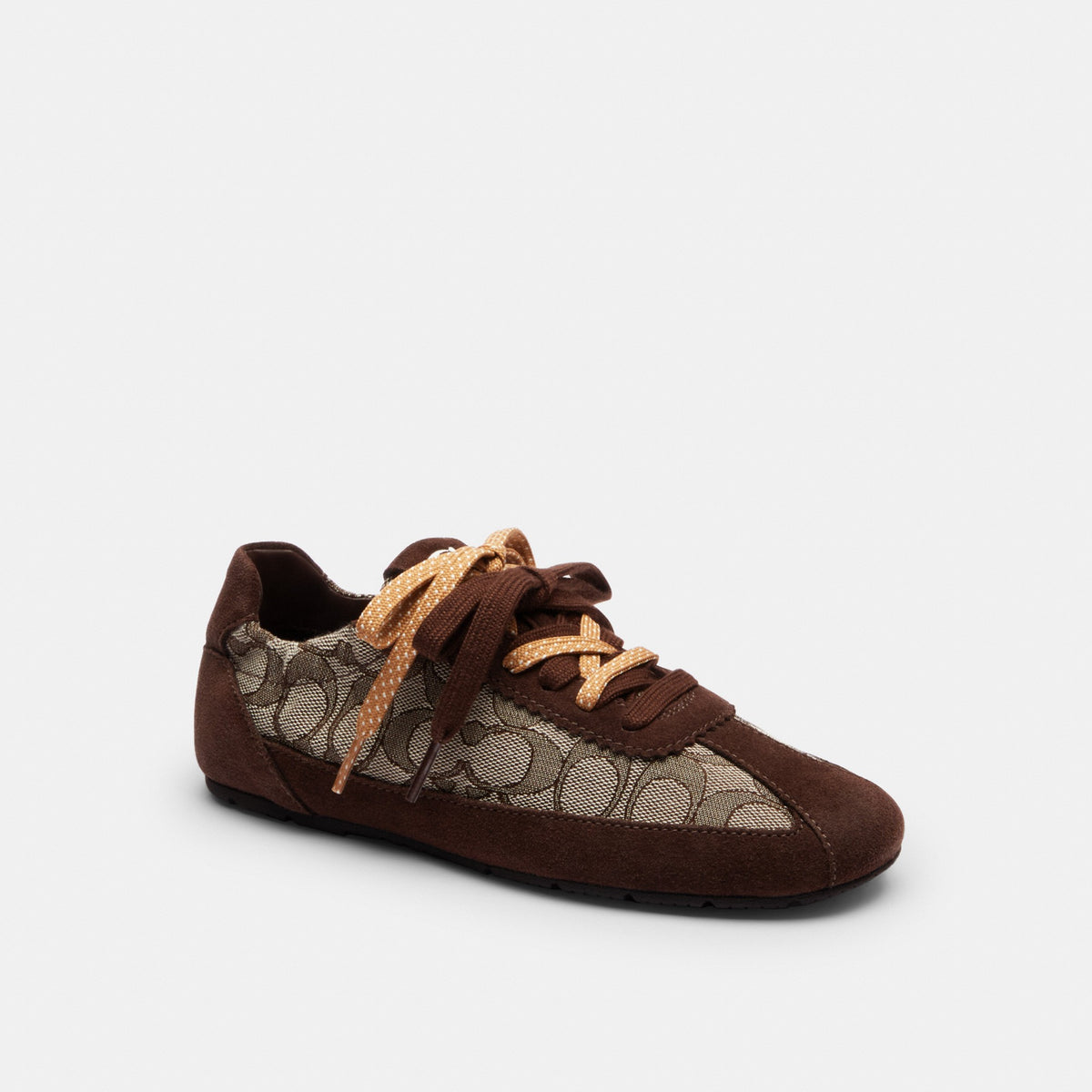 Coach Soft Sneaker In Signature Jacquard - Maple/Oak (Women's)
